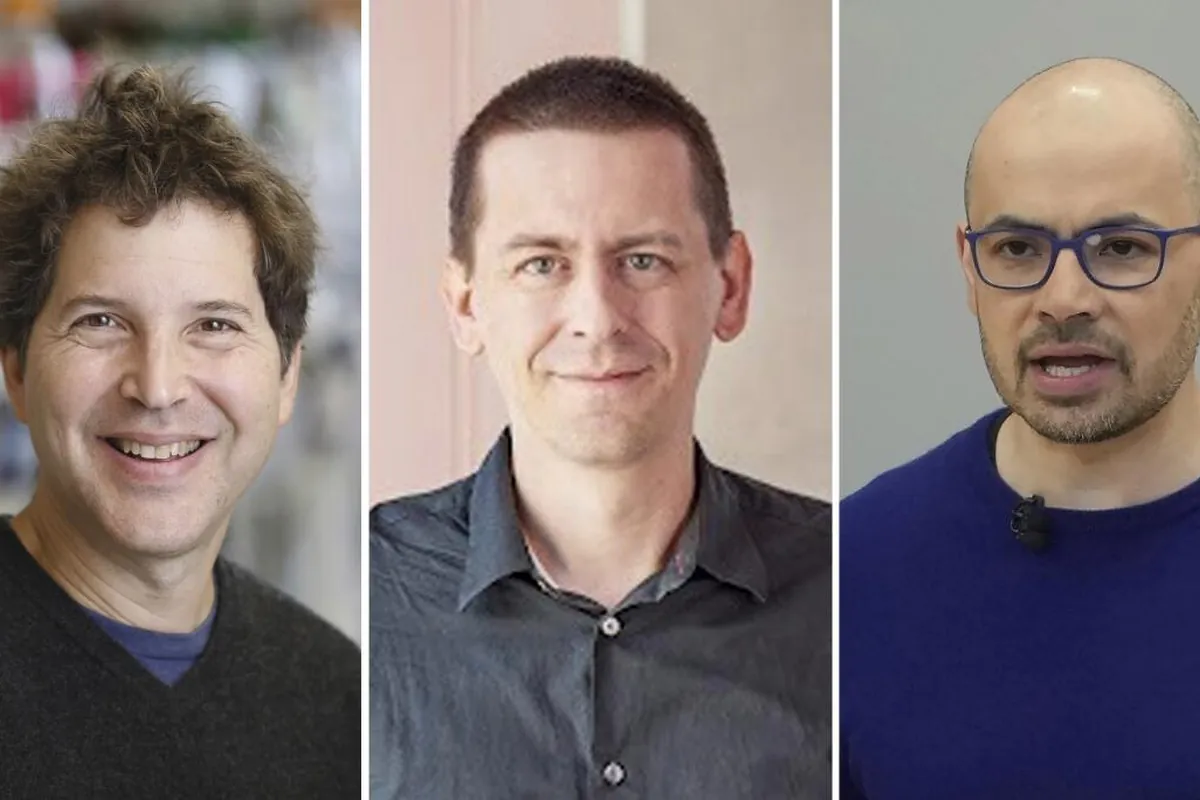 David Baker, John Jumper e Demis Hassabis, Nobel de Química de 2024